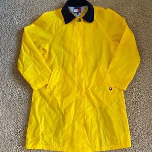 Yellow Women’s Tommy Hilfiger Raincoat Sz M